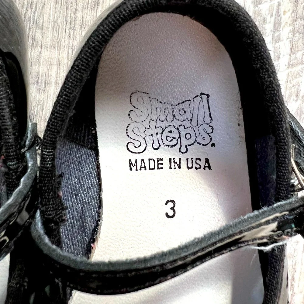 Small Steps patent leather little girl Mary Janes